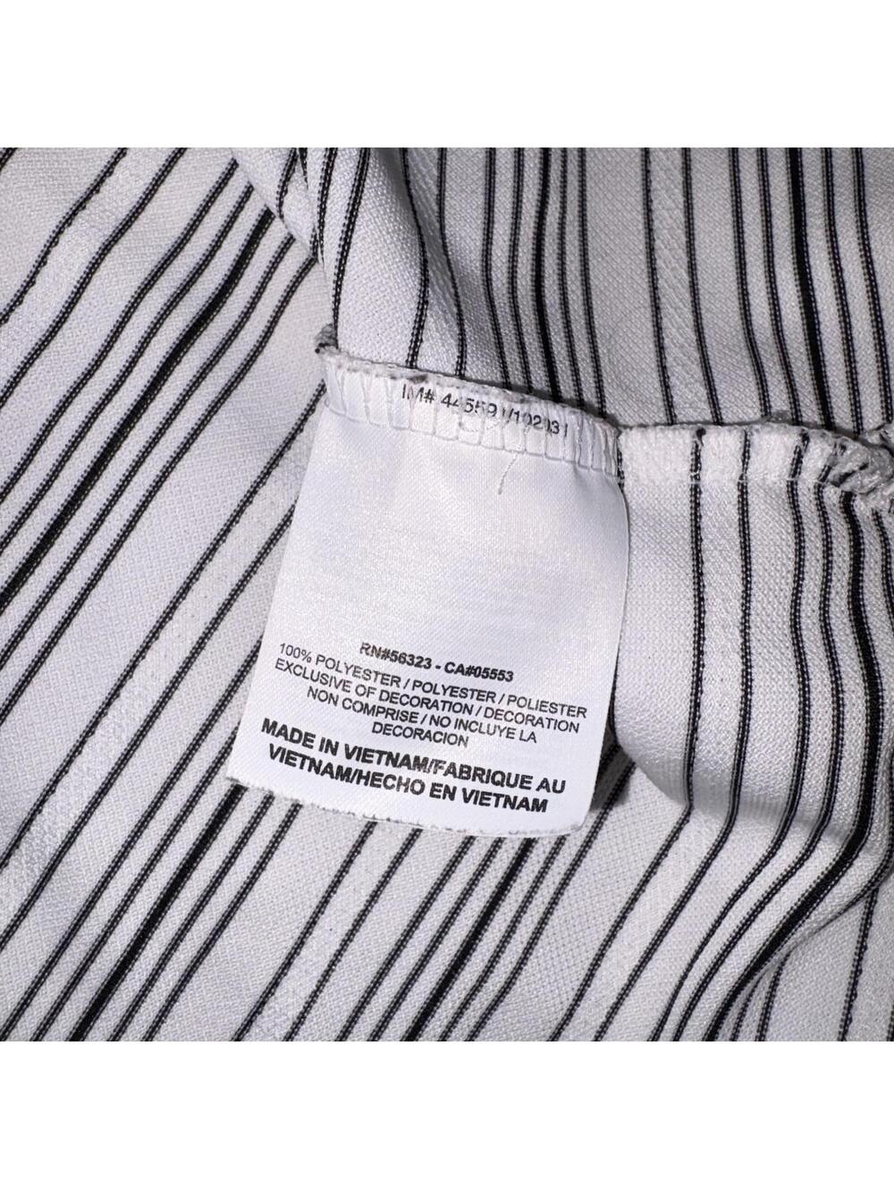 Nike Golf Dri Fit Men's XL Striped Polo Summer Golf Shirt Comfort Stretch - Picture 6 of 8